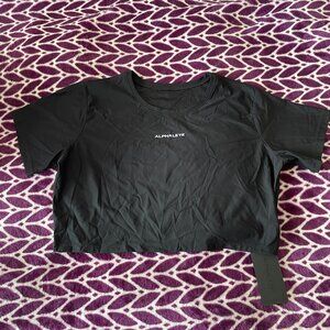 Alphalete Mesh Crop Tee Medium